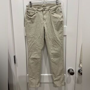 Eileen Fisher Beige Skinny Pants 6P Casual Dress
